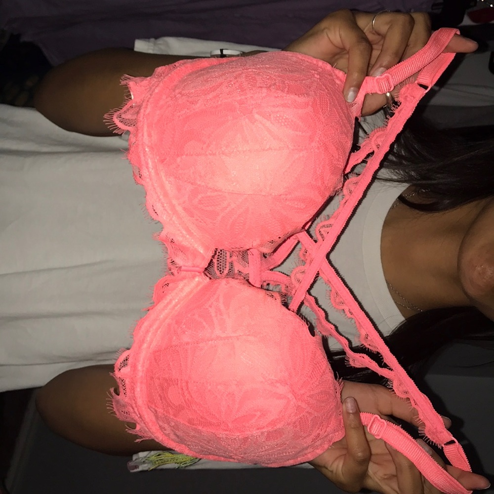 Pretty in pink VS push up bra!